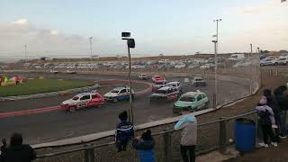 hrp lochgelly raceway  1300 stock cars heat 1 [upl. by Atiuqet]