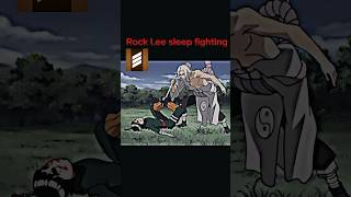 Rock lee vs kimimaro sleep fight rock lee shorts naruto gaming [upl. by Atiniv]