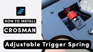 INSTALLATION Guide  Adjustable Trigger Spring for Crosman 2240 2250 1377 [upl. by Silver565]