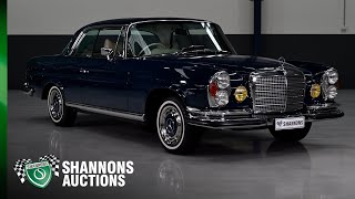 1970 MercedesBenz 280 SE 35 Coupe  2023 Shannons Summer Timed Online Auction [upl. by Doyle]