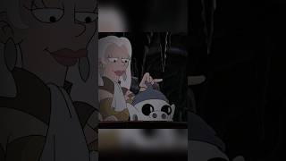 Queen Dagmar eats Trog Brains disenchantment animation shorts [upl. by Eirffej]