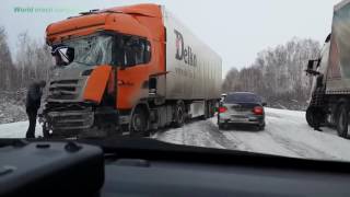 Car Crash  Choques de Autos  Rusos al Volante 6 [upl. by Tnelc771]