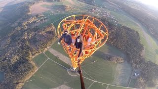 Climbing a 363m Radio Tower in GermanyGYK [upl. by Elleiand74]