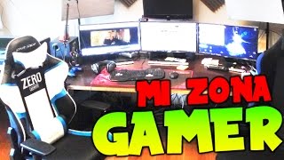 SETUP MI ZONA GAMER   DONDE YO GRABO  VLOG Makiman [upl. by Joycelin]