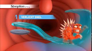 strepfen krachtig tegen keelpijn reclame 10 sec [upl. by Eillat120]