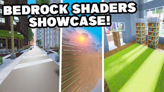 Showcasing Shaders amp Answering Questions Top 5 Shaders For Minecraft Bedrock Preview [upl. by Aylatan]