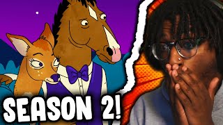 I BINGED BoJack Horseman Season 2 IM SHOCKED [upl. by Karlie]