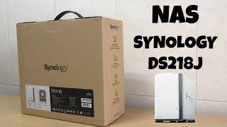 Nas Synology DS218j Unboxing y montaje [upl. by Yllaw]