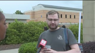 Kennesaw State students talk about the issues on National Voter Registration Day [upl. by Nodnorb]