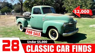 Shocking Classic Deals  28 Vintage Rides for Enthusiasts [upl. by Seerdi]