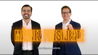 Vota por los mejores Vota Máynez presidente y Salomón Chertorivski jefe de gobierno [upl. by Ainud954]