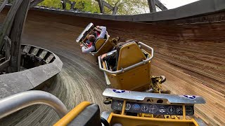 FLYING TURNS  Knoebels  POV [upl. by Corbett]