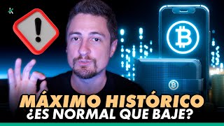 🚨 ¡Nuevo MÁXIMO HISTÓRICO de BITCOIN ¿Que pasa ahora 🚨 [upl. by Eemyaj591]