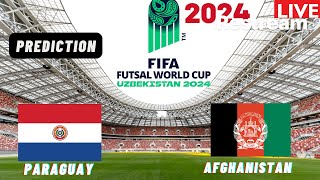 Paraguay vs Afghanistan Live Stream FIFA FUTSAL World Cup 2024 Match Commentary Score amp Highlights [upl. by Eulaliah391]