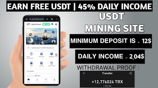 Usdt Earning Site  Earn Free Usdt  Best Usdt Investment site  New Usdt Mining  Usdt Earning [upl. by Clerk322]