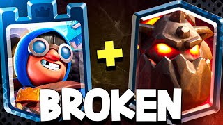 This Combo is SECRETLY BROKEN in Clash Royale [upl. by Lerrehs662]