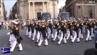 Giornata della Marina Militare  Banda Musicale e Silent Drill Team San Marco [upl. by Mchugh]