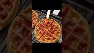 Combination Pizza Waffle  Korean Street Food [upl. by Schott]