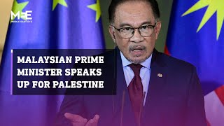 Malaysian Prime Minister goes head to head with German Chancellor over Palestine [upl. by Barrett385]