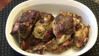 Mild Jerk Chicken Recipe  oven baked   Episode 75 [upl. by Cirala]