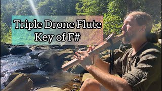 Triple Drone Flute By The River [upl. by Squier]