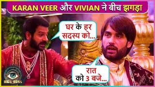 KaranVeer Mehra SLAMS Vivian Dsena in the Time God task  Bigg Boss 18 Latest Update [upl. by Aytnahs]