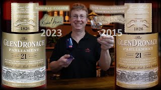 Glendronach 21 Jahre 2015 Billy Walker vs 21 Jahre 2023 Rachel Barrie 48  Vol [upl. by Haymo7]