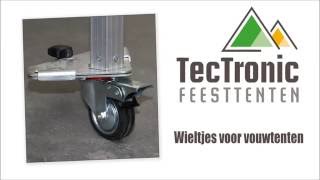 TecTronic Feesttenten  Vouwtent met wieltjes [upl. by Parrott]