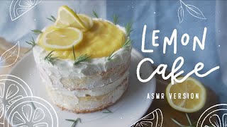 Lemon Cake and Chill 🍋  Cooking ASMR for Studying Working Relaxing etc [upl. by Quincy]