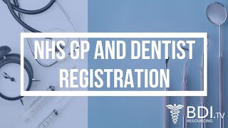 How to register with a GP and Dentist in the UK  BDI Resourcing [upl. by Noraha]