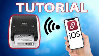 The Best Thermal Printer For Poshmark WIRELESS iOS Step by Step Brother QL1110NWB Setup for Mobile [upl. by Nnyloj196]