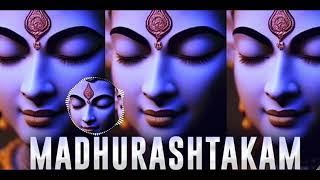 Adharam Madhuram  Madhurashtakam  Krishna Bhajan  Morning Bhajan  Adharam Madhuram with Lyrics [upl. by Tory]