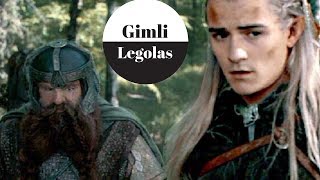 Lord of the Rings  The Friendship of Gimli amp Legolas [upl. by Musihc]