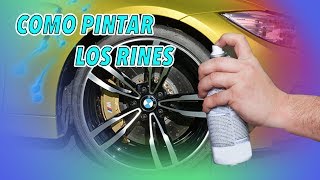 COMO PINTAR LOS RINES DE MI AUTO  TUTORIAL  FACIL [upl. by Ahsetra285]