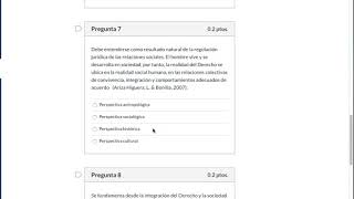 CUESTIONARIO 1B1 PLURALISMO JURIDICO [upl. by Hsina]