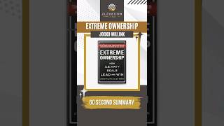 Extreme Ownership Summary In 60 Seconds [upl. by Bunch]