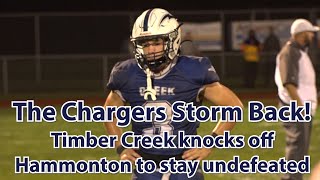 Timber Creek 21 Hammonton 14  Football  Week 6 Highlights  The Chargers Rally to Reach 60 [upl. by Enneiviv699]