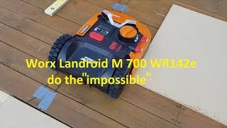 Worx Landroid M700 WR142e EXTREME LIMIT PUSHING HOW TO DO REAL MULTIZONE [upl. by Lednic686]