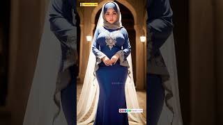 Asian Muslim Woman in Designer Abaya  AI Model Look Book  Virtual Social Media Influencer [upl. by Anidan]