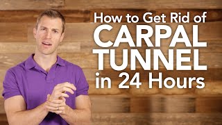 How to Get Natural Carpal Tunnel Relief in 24 Hours  Dr Josh Axe [upl. by Yelraf]