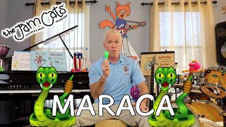 Preschool Music Class  Maraca  Music Instruments 26  The Jam Cats Music  Kids Songs [upl. by Zindman95]