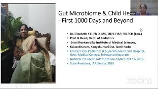 Gut Microbiome amp Child Health First 1000 days amp Beyond  IAP Pediatric Webinar [upl. by Kayley]