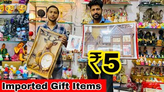 Gift Items 🎁 Wholesale Market Only ₹5 Imported Gift Items at Cheapest Price in Sadar Bazar Vlog168 [upl. by Leksehcey]