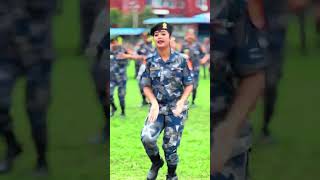 nepal police dashain song video by ushauppreti  latest nepali dancing songs  new dashain song 2081 [upl. by Cynthy]