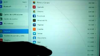 Como eliminar apps de ipad y ver la memoria [upl. by Amlev]