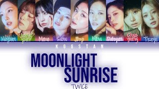 TWICE  MOONLIGHT SUNRISE  Color Coded Lyrics Eng [upl. by Ches]