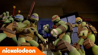 Les Tortues Ninja  Donner une leçon aux Dragons Pourpres  Nickelodeon France [upl. by Pippy691]