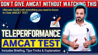 AMCAT Test for Teleperformance  Teleperformance Assessment Test  AMCAT PART 2 [upl. by Ecadnak357]