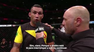 UFC 203 veja a entrevista de Fabrício Werdum no octógono [upl. by Augusta]