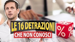 Le 16 DETRAZIONI FISCALI che nessuno conosce  Avv Angelo Greco [upl. by Ko]